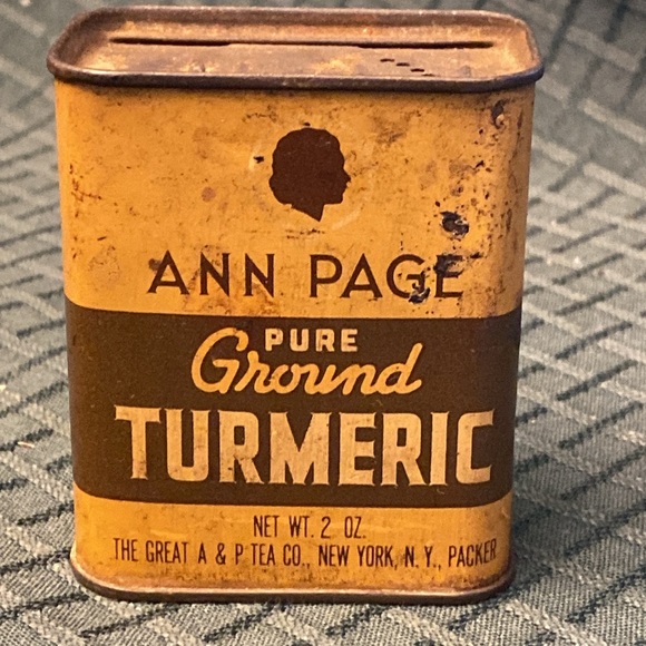 Vintage Ann Page Spice Can with Pure Ground Turmeric - Picture 2 of 6